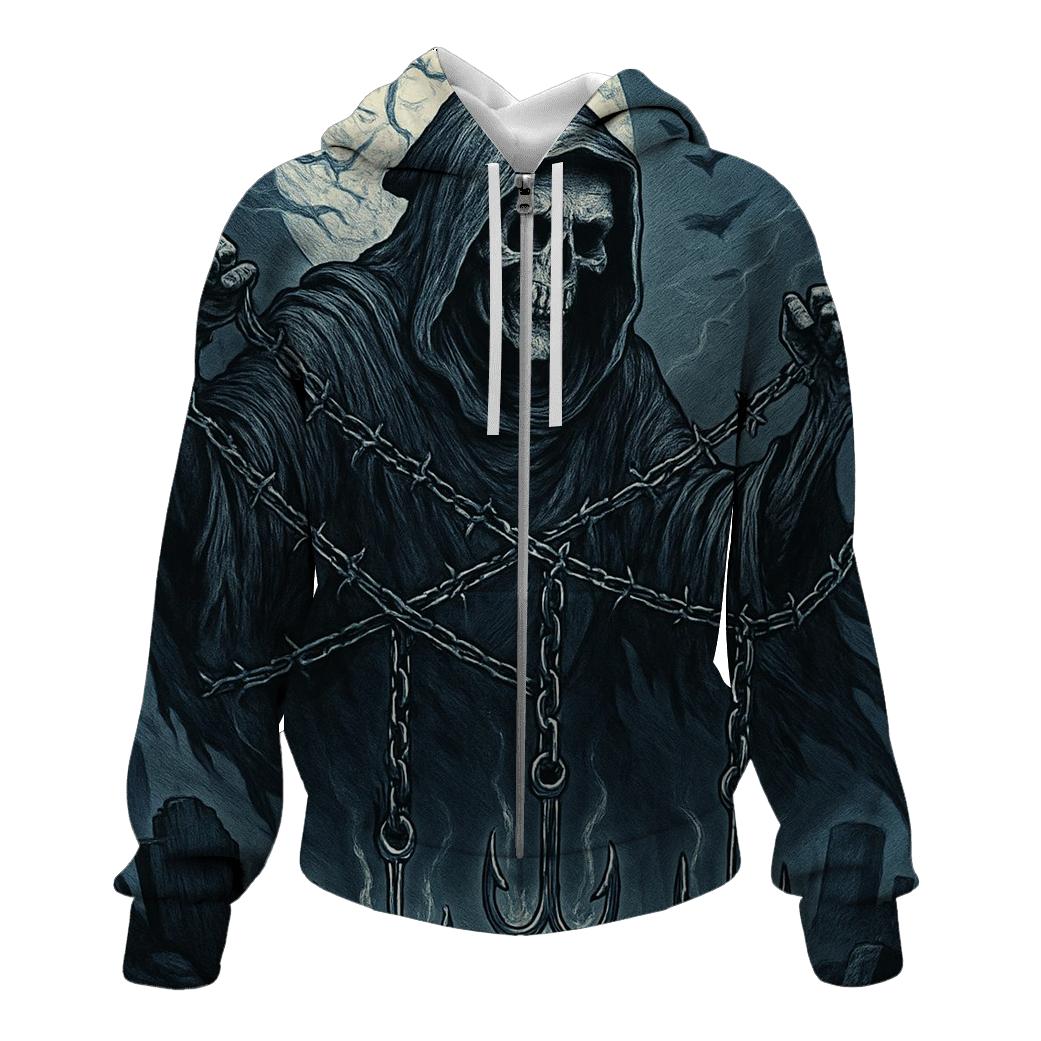 Moonlit Harvester Of Chains designer hoodies