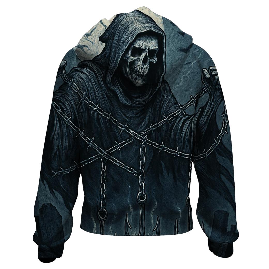 Moonlit Harvester Of Chains designer hoodies