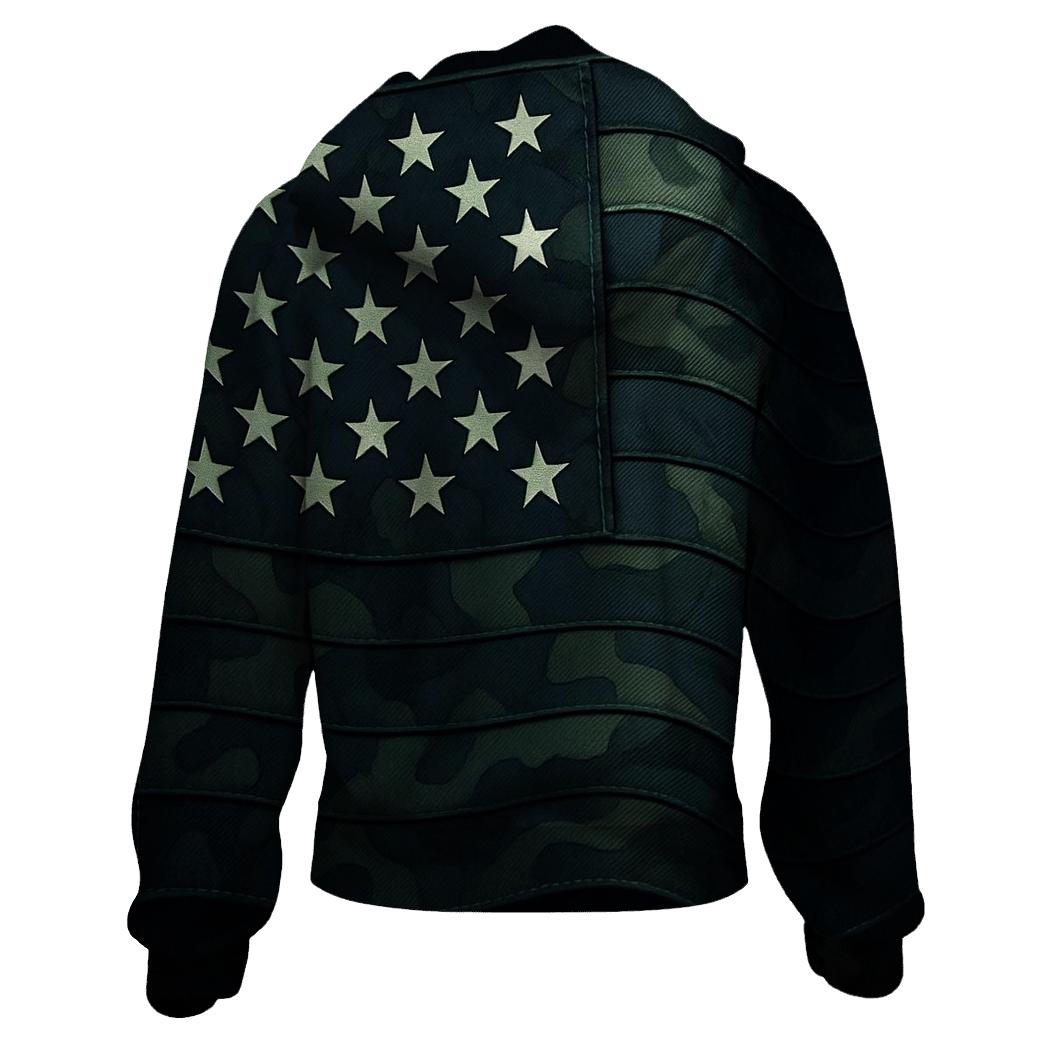 Camo Stripes Night Ops premium hoodies