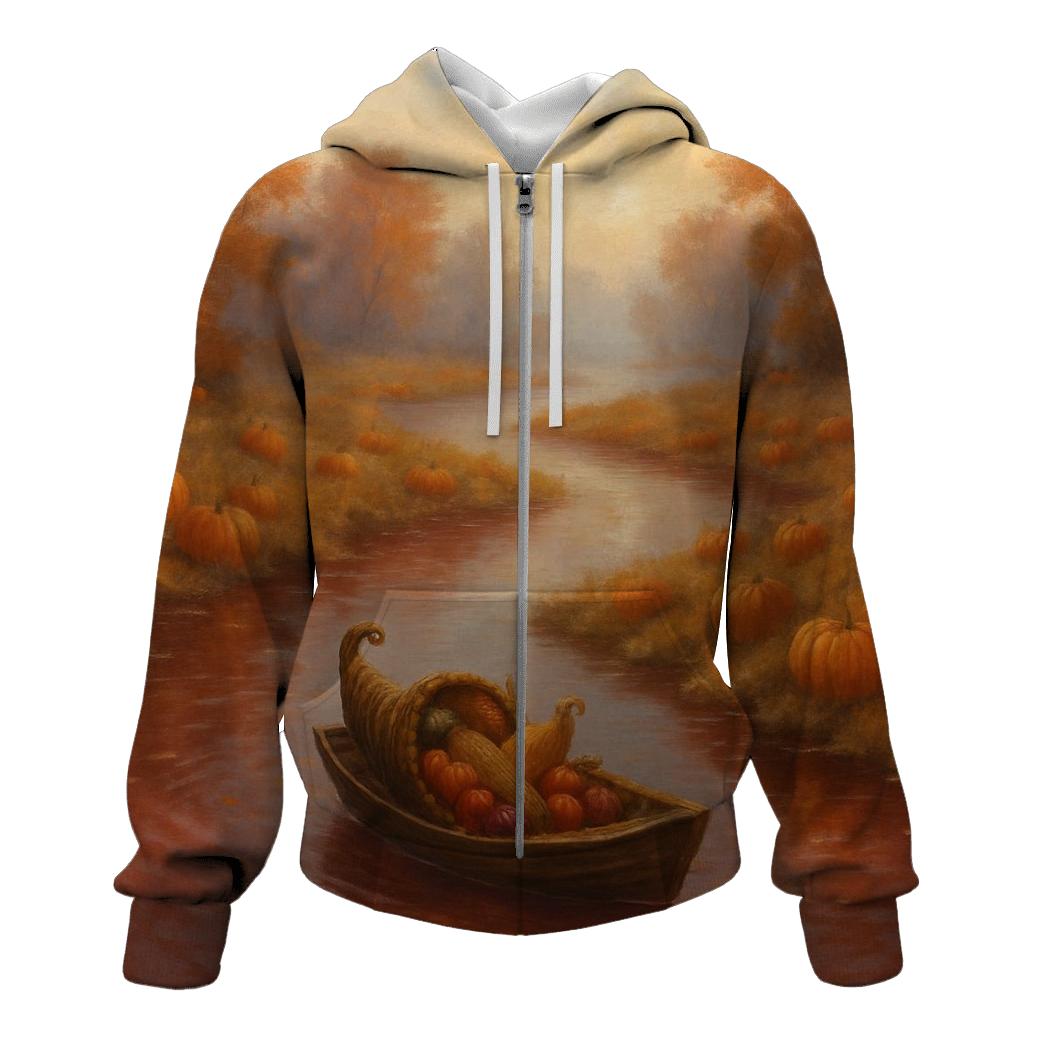 Cranberry River And Pumpkin Shore pullover hoodies
