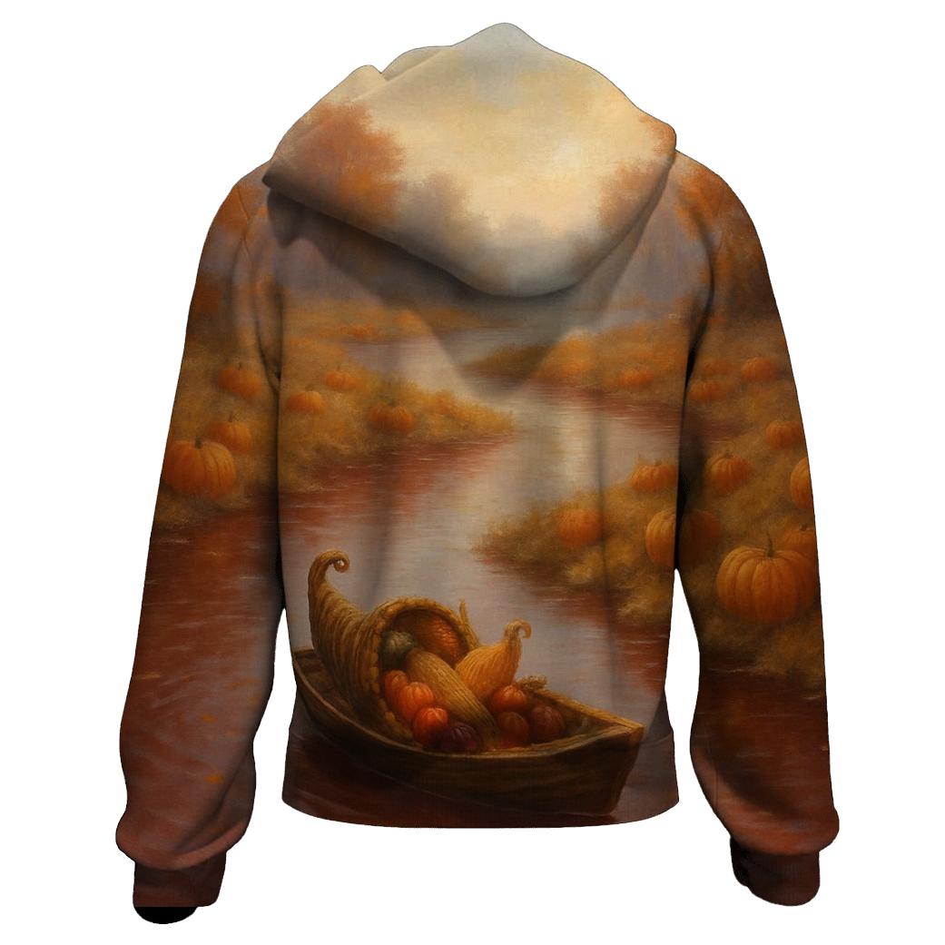 Cranberry River And Pumpkin Shore pullover hoodies