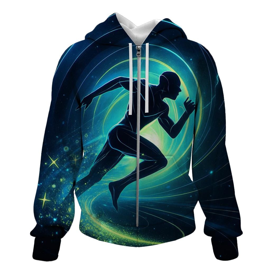 Neutrino Runner Through The Nebula Tunnel hoodie trends