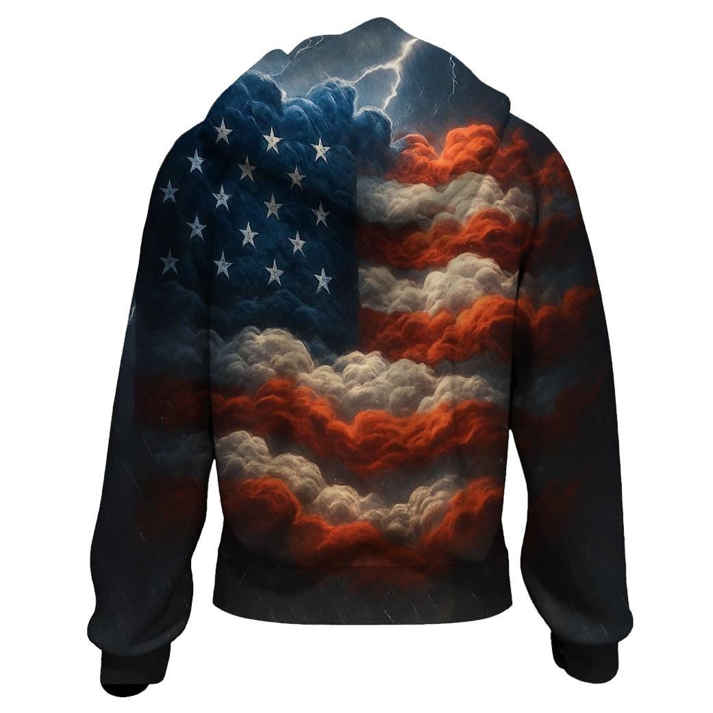 Stormfront Stripes Lightning lightweight hoodies
