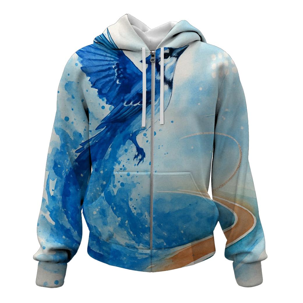 Watercolor Rally Wash, Blue Jays Surge hoodie designs