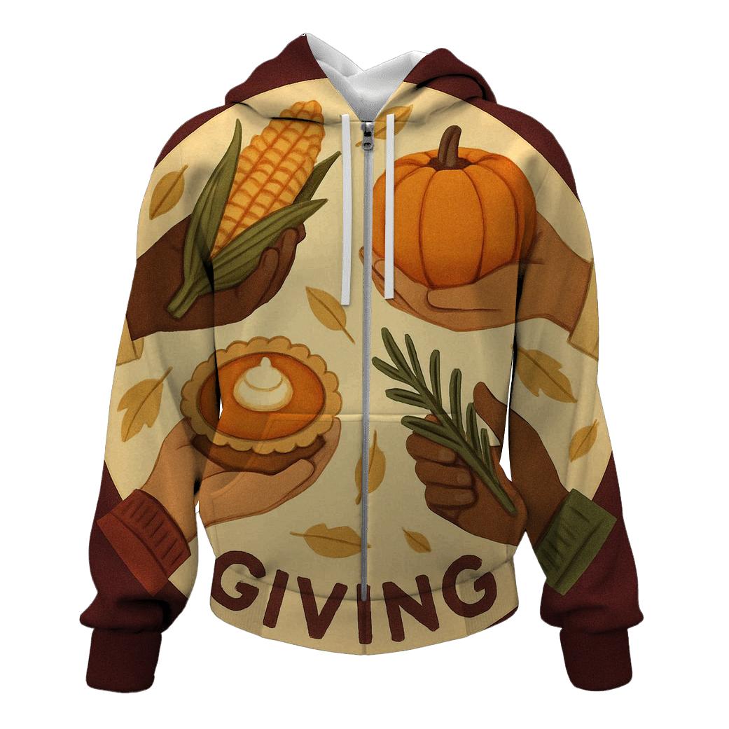 Harvest Wreath Of Shared Hands hoodie styles