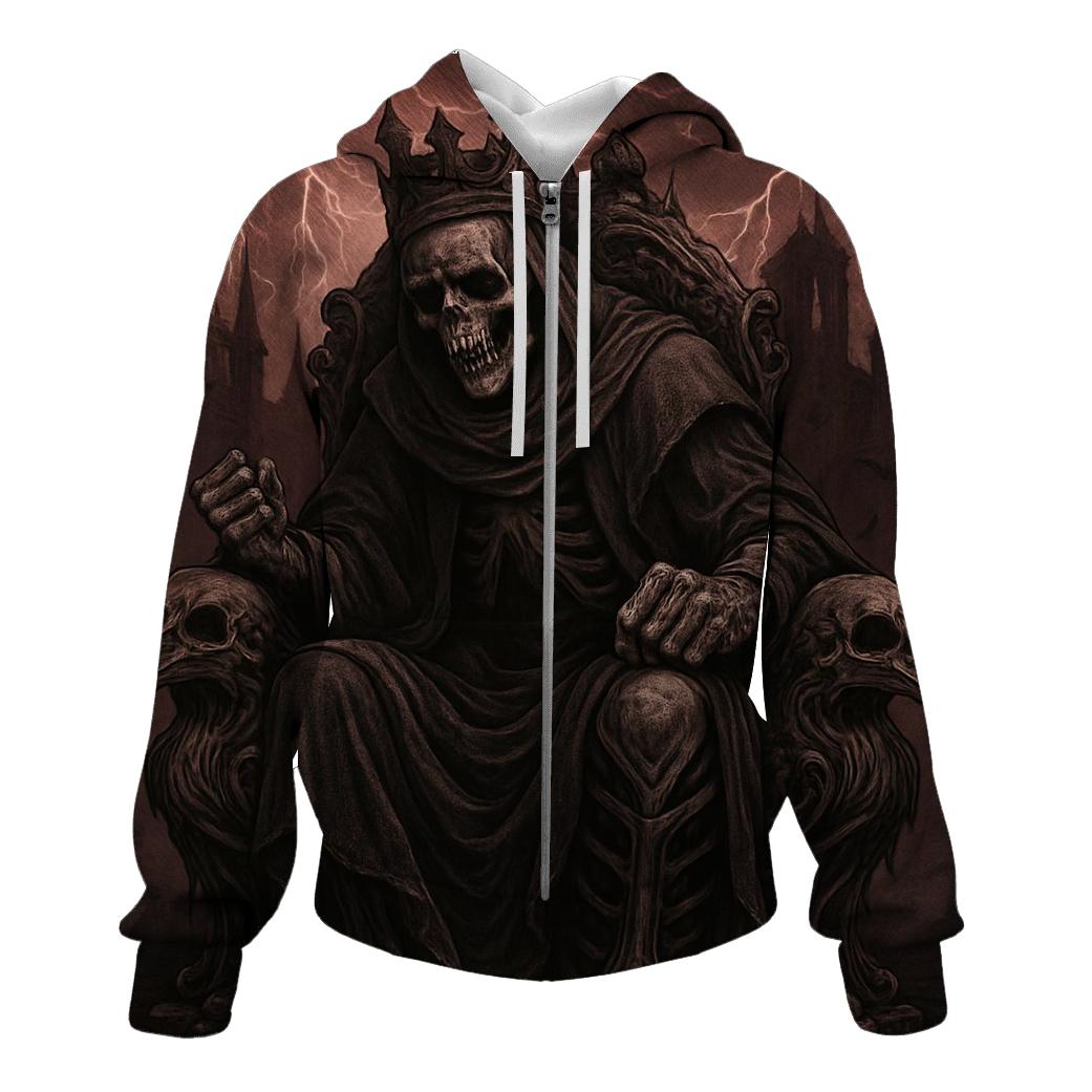 Raven Throne Of The Bone King custom hoodies