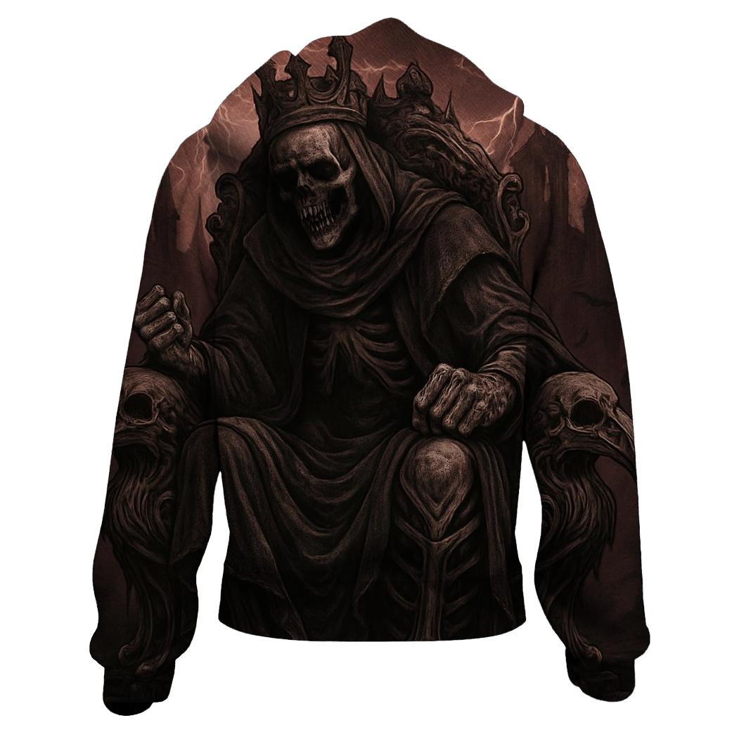Raven Throne Of The Bone King custom hoodies