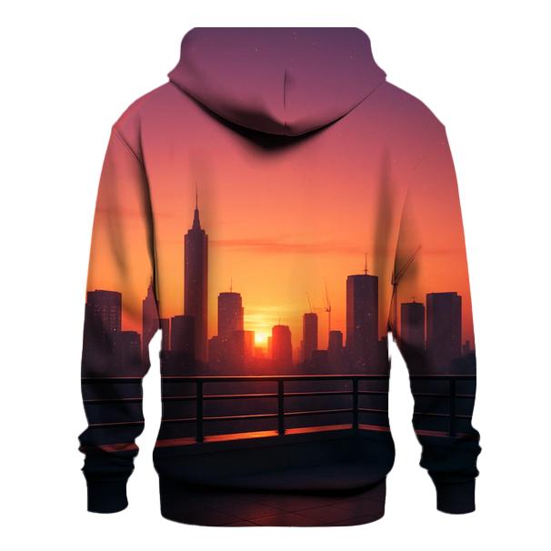 Skyline Afterglow Terrace hoodies fashion