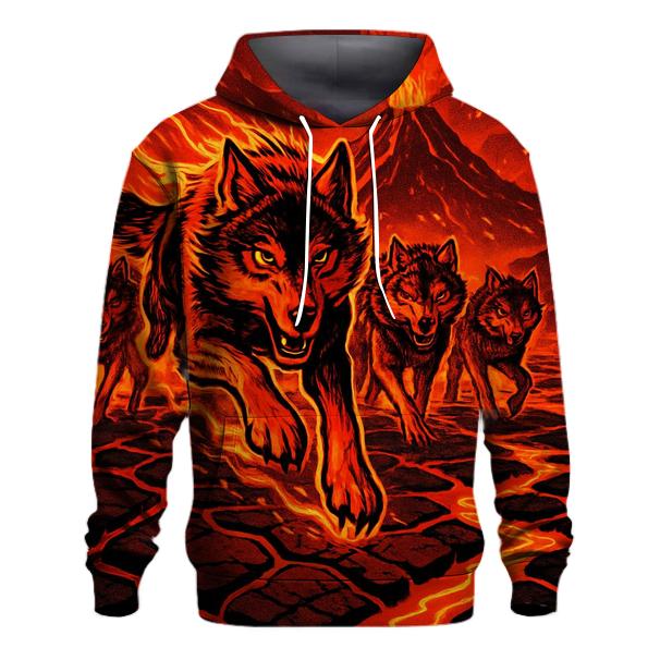 Volcanic Ember Pack Charge graphic hoodies