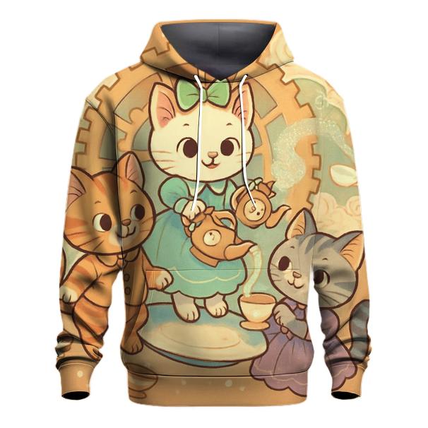 Clockwork Tea Party Kittens hoodie styles
