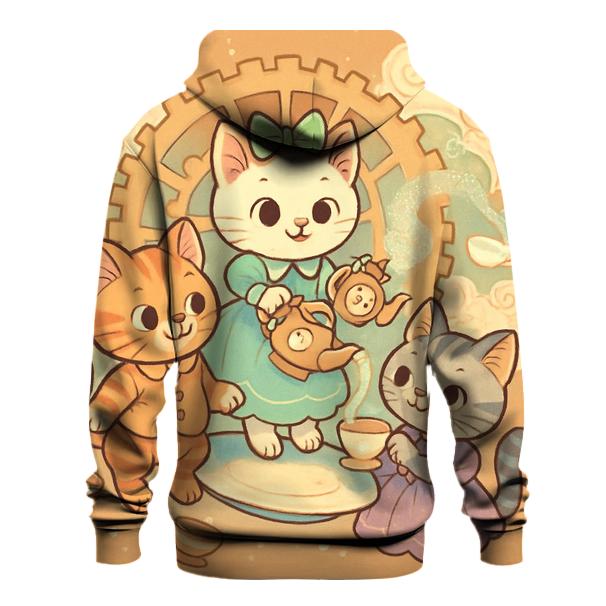 Clockwork Tea Party Kittens hoodie styles