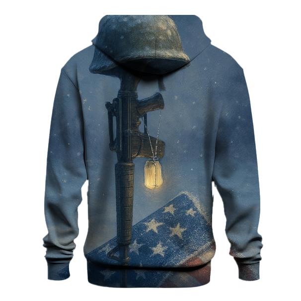 Memorial Lantern In Flag Frost graphic hoodies