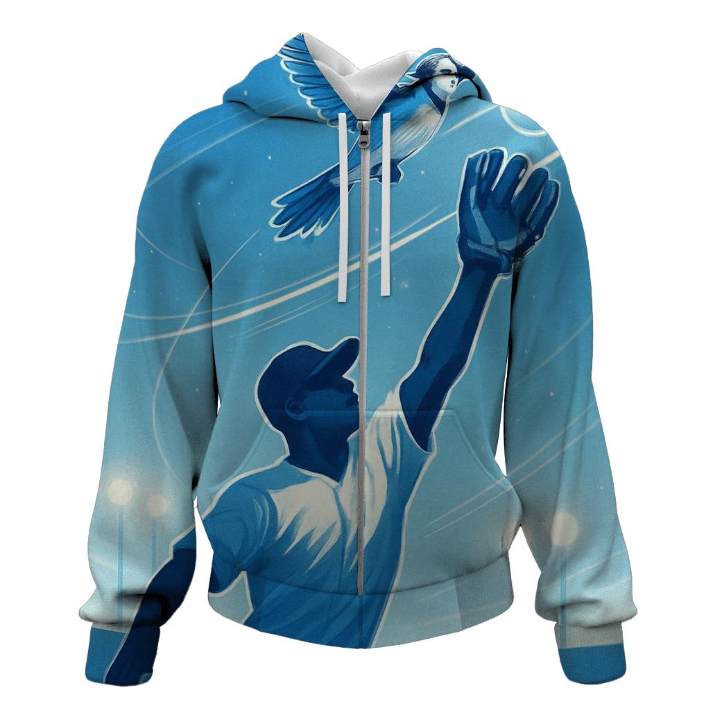 Orbiting Catch With Blue Jays Skyfield designer hoodies