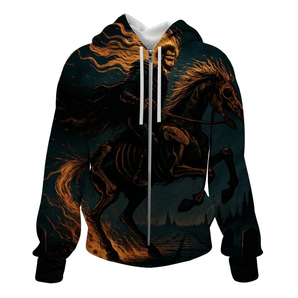Spectral Rider Of The Ash Road graphic hoodies