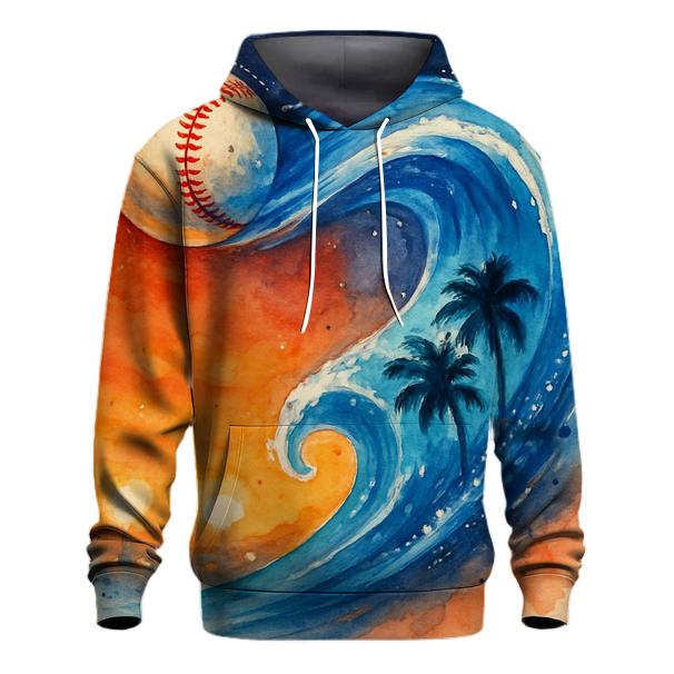 Sunset Coastline Home Run pullover hoodies