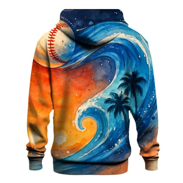 Sunset Coastline Home Run pullover hoodies