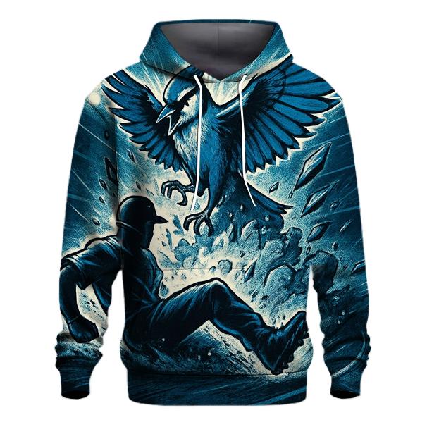Featherburst Slider With Blue Jays Energy premium hoodies