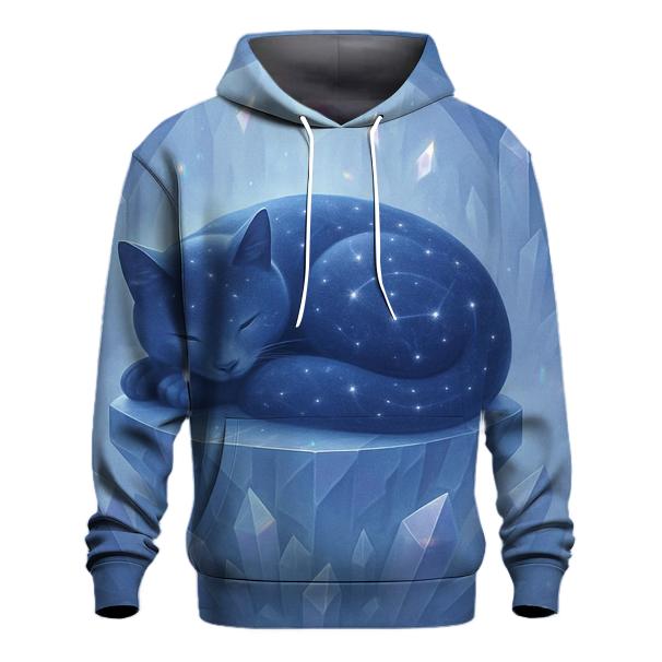 Crystal Cave Dreamer Cat embroidered hoodies