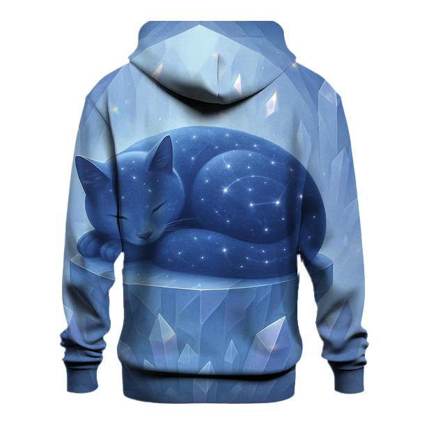 Crystal Cave Dreamer Cat embroidered hoodies