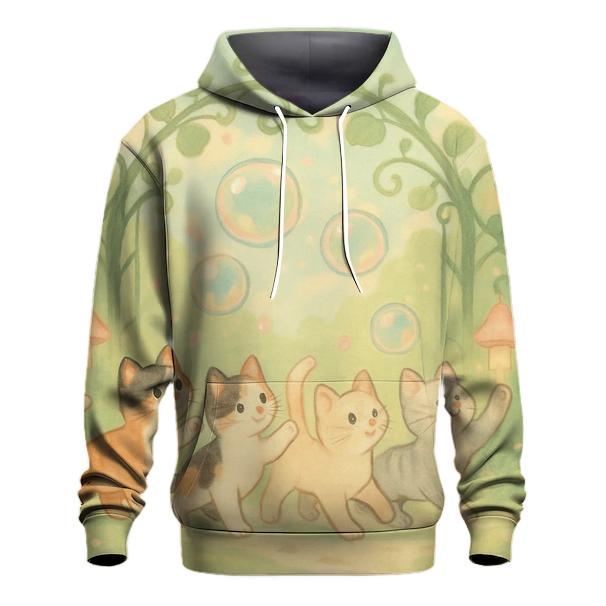 Garden Gate Bubble Parade Cats hoodie trends