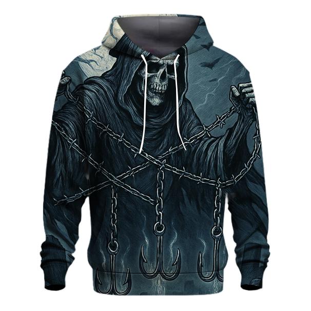 Moonlit Harvester Of Chains printed hoodies