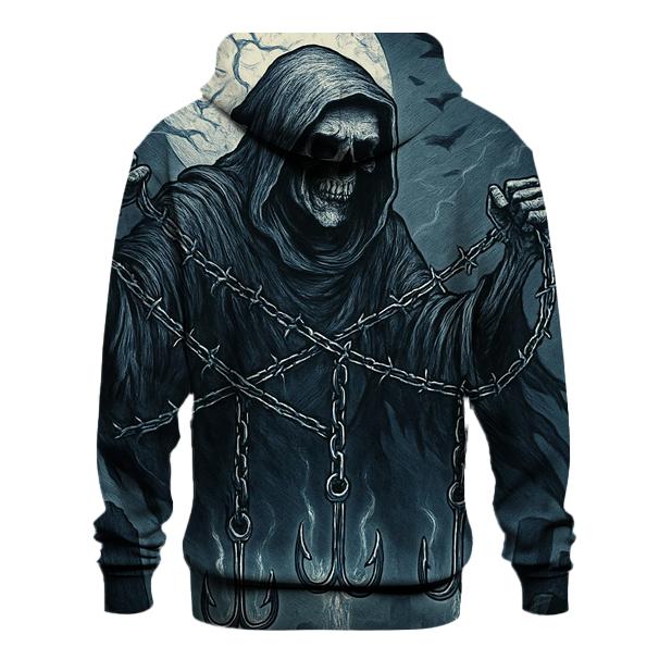 Moonlit Harvester Of Chains printed hoodies