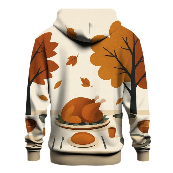 Sunlit Leaves Over The Feast Table hoodies fashion