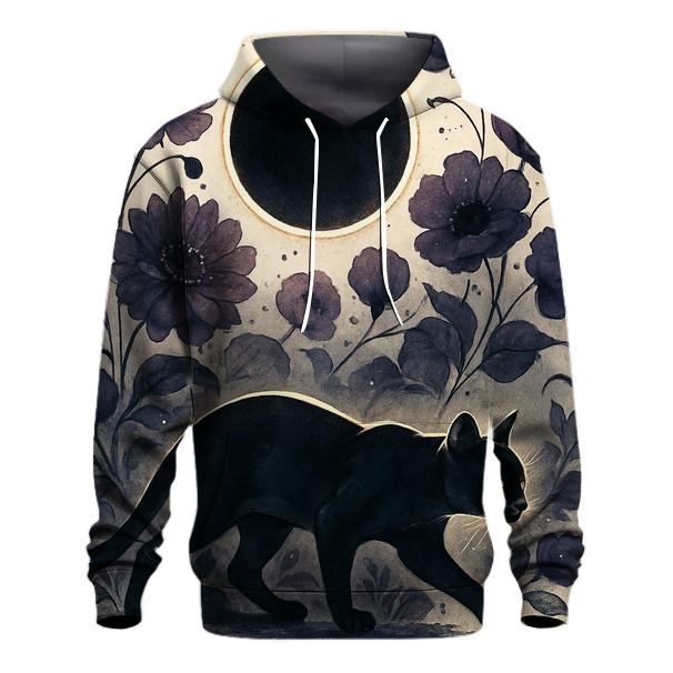 Garden Eclipse Prowler Cat premium hoodies