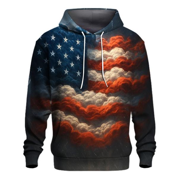 Stormfront Stripes Lightning zip-up hoodies