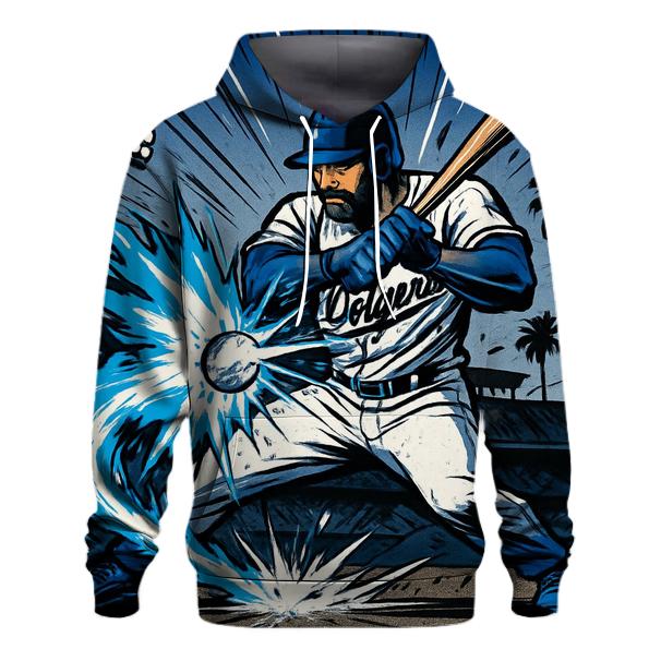 Ice Flame Bat Sparks graphic hoodies