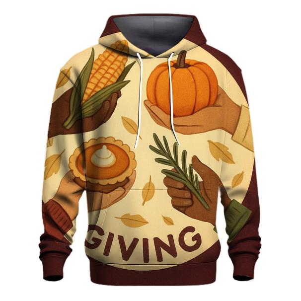 Harvest Wreath Of Shared Hands pullover hoodies