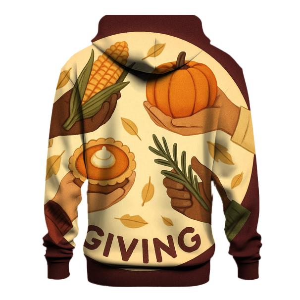 Harvest Wreath Of Shared Hands pullover hoodies