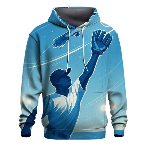 Orbiting Catch With Blue Jays Skyfield premium hoodies