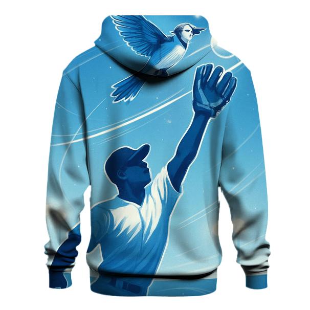 Orbiting Catch With Blue Jays Skyfield premium hoodies