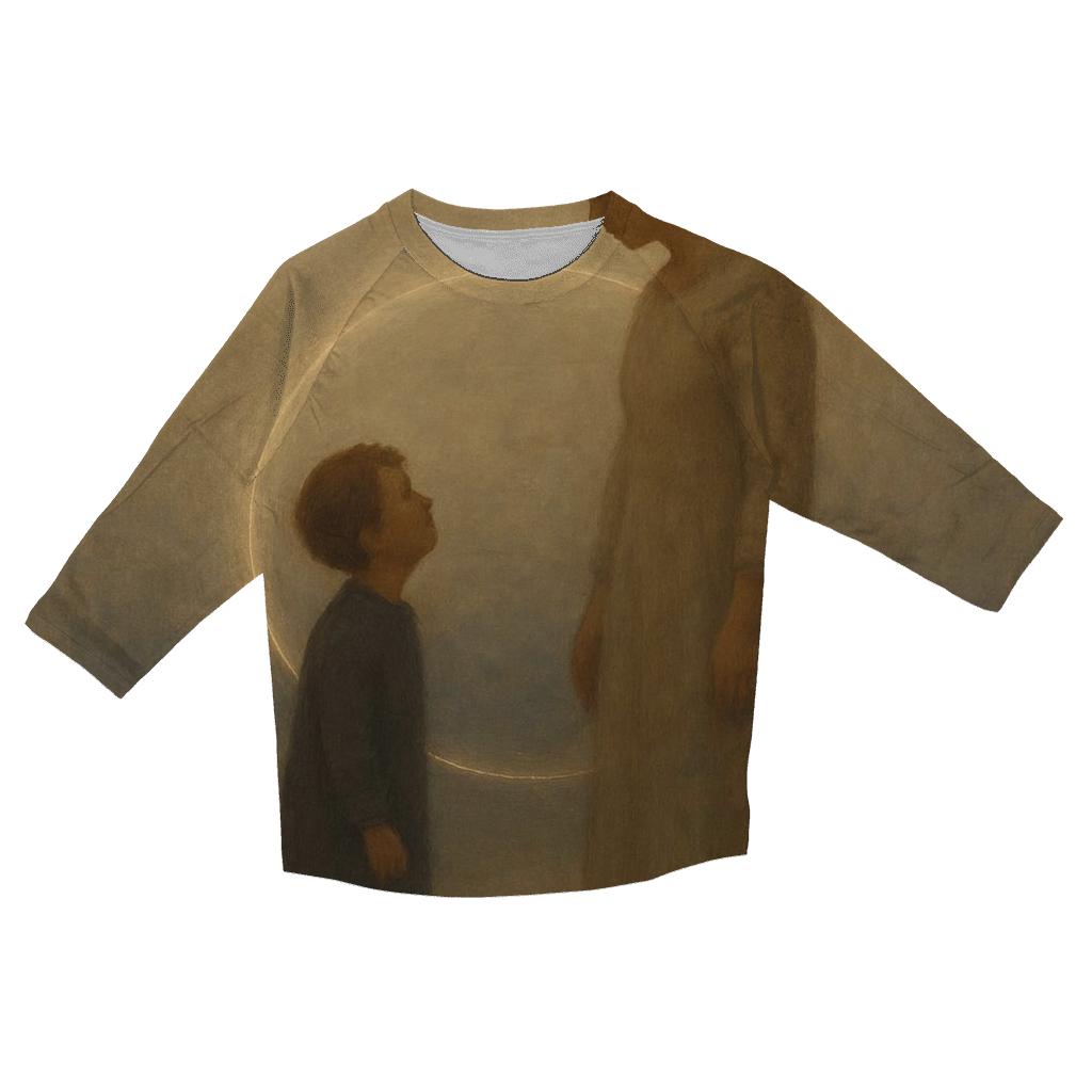 The Quiet Gravity Of Her Love trendy 3/4 sleeve tops