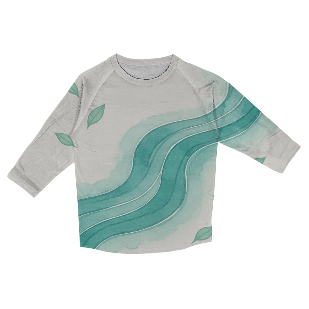 River Of Quiet Renewal custom 3/4 sleeve shirts