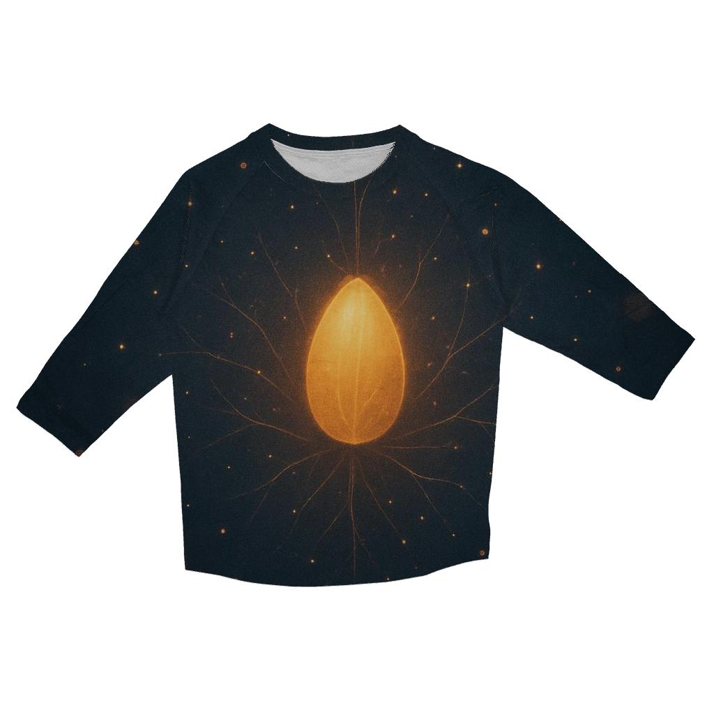 Starlit Seed Of Gratitude trendy 3/4 sleeve tops