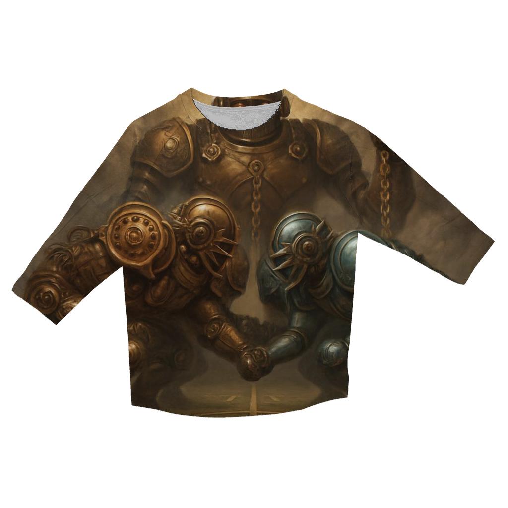 Clockwork Rivalry Field stylish quarter sleeve tops