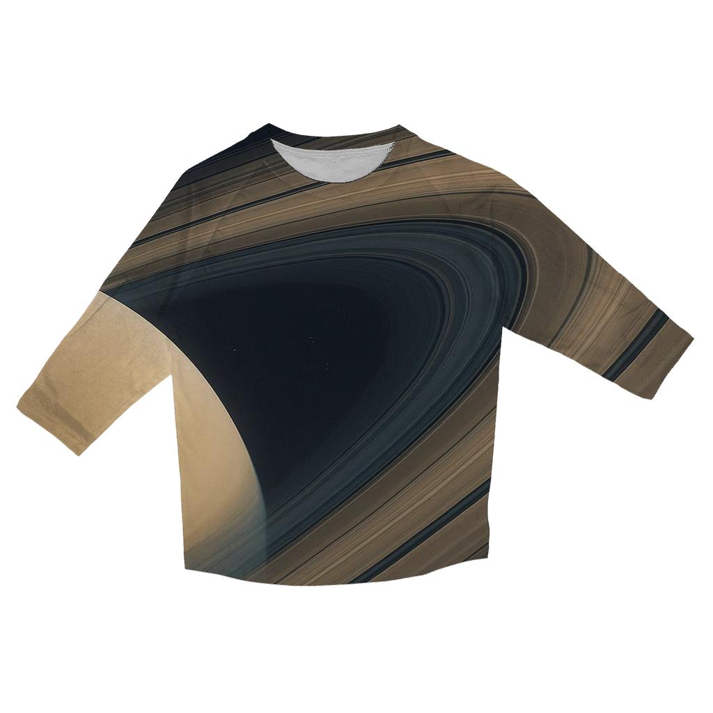 Ring Plane Shadow Bands Horizon casual three quarter sleeve shirts
