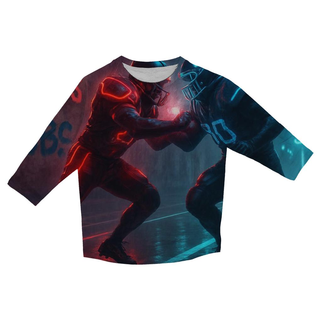 Neon Transit Tunnel Showdown designer 3/4 sleeve blouses