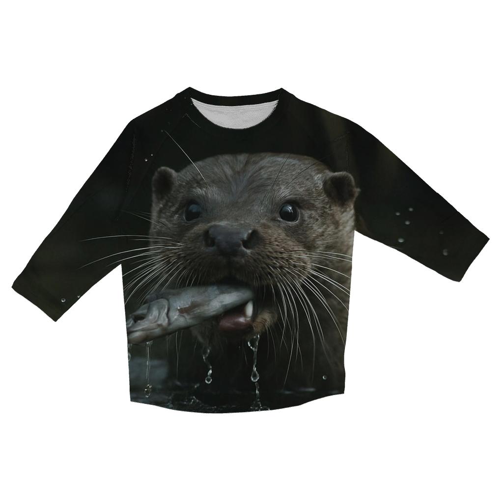 Creekside Hunt Eurasian Otter personalized 3/4 sleeve tees
