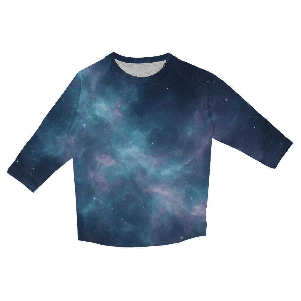 Nebula Filaments Over Dark Lagoon trendy 3/4 sleeve tops