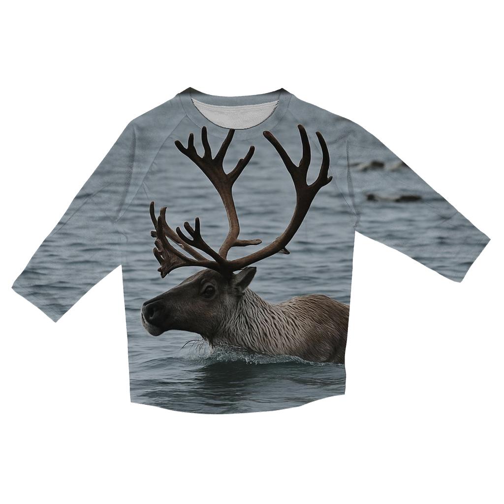 River Crossing Caribou casual three quarter sleeve shirts