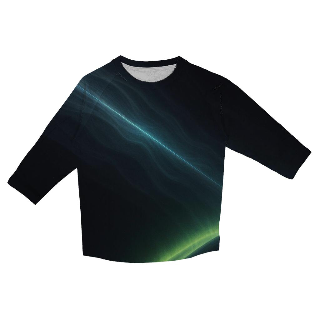 Magnetotail Reconnection Line casual three quarter sleeve shirts
