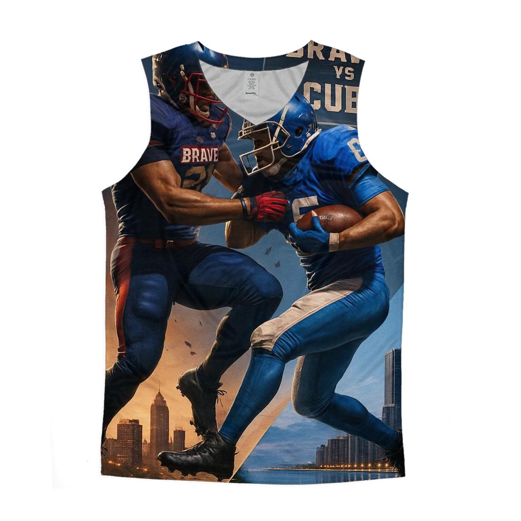 Skyline Scrimmage Over Two Ballparks stylish racerback tanks