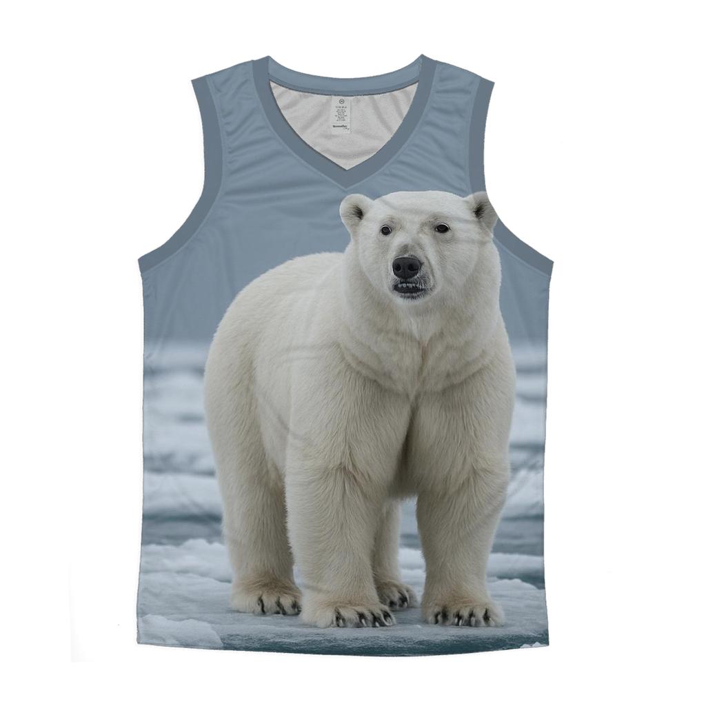 Ice Edge Sentinel Polar Bear designer workout tanks