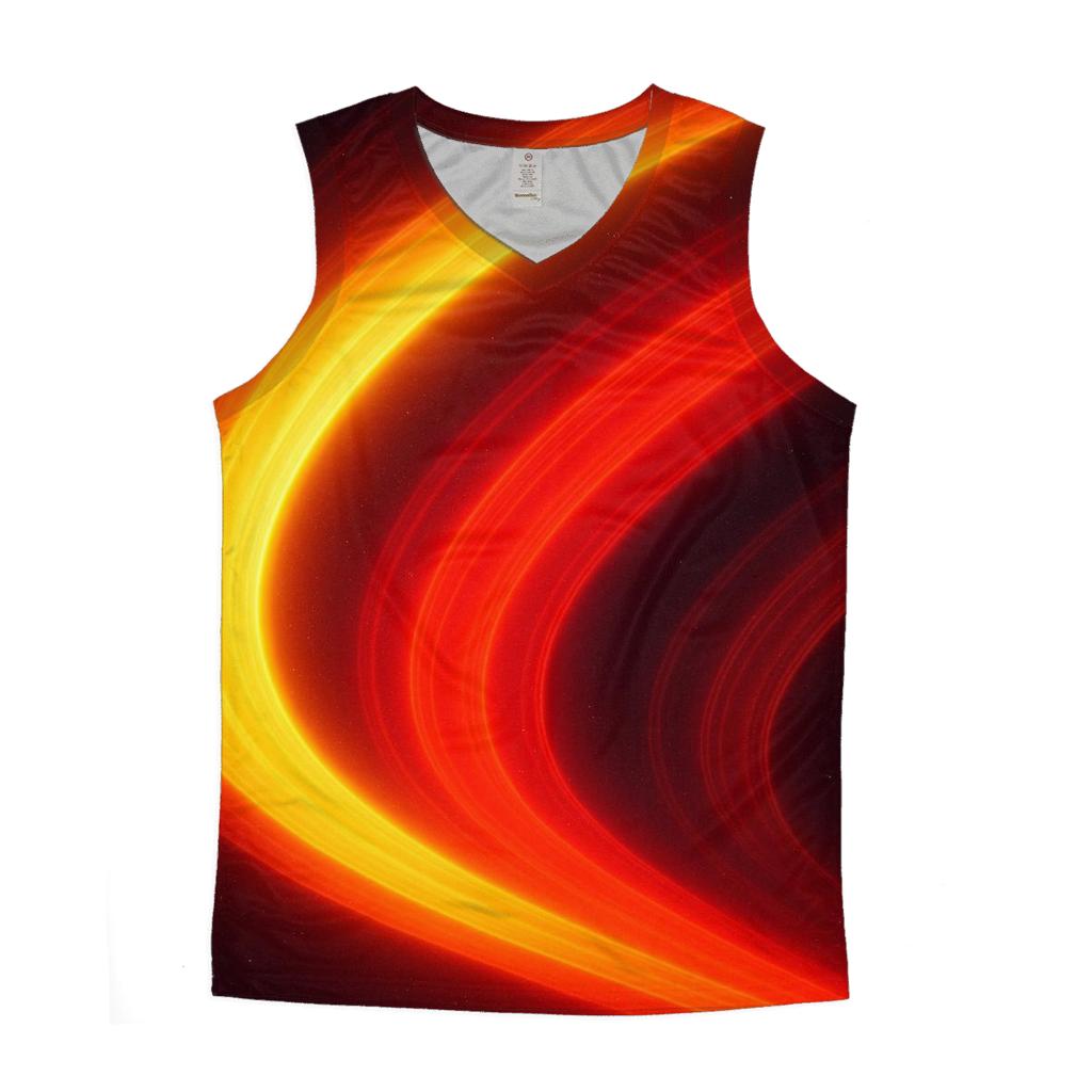Solar Flare Ribbon Gradient casual summer tank tops
