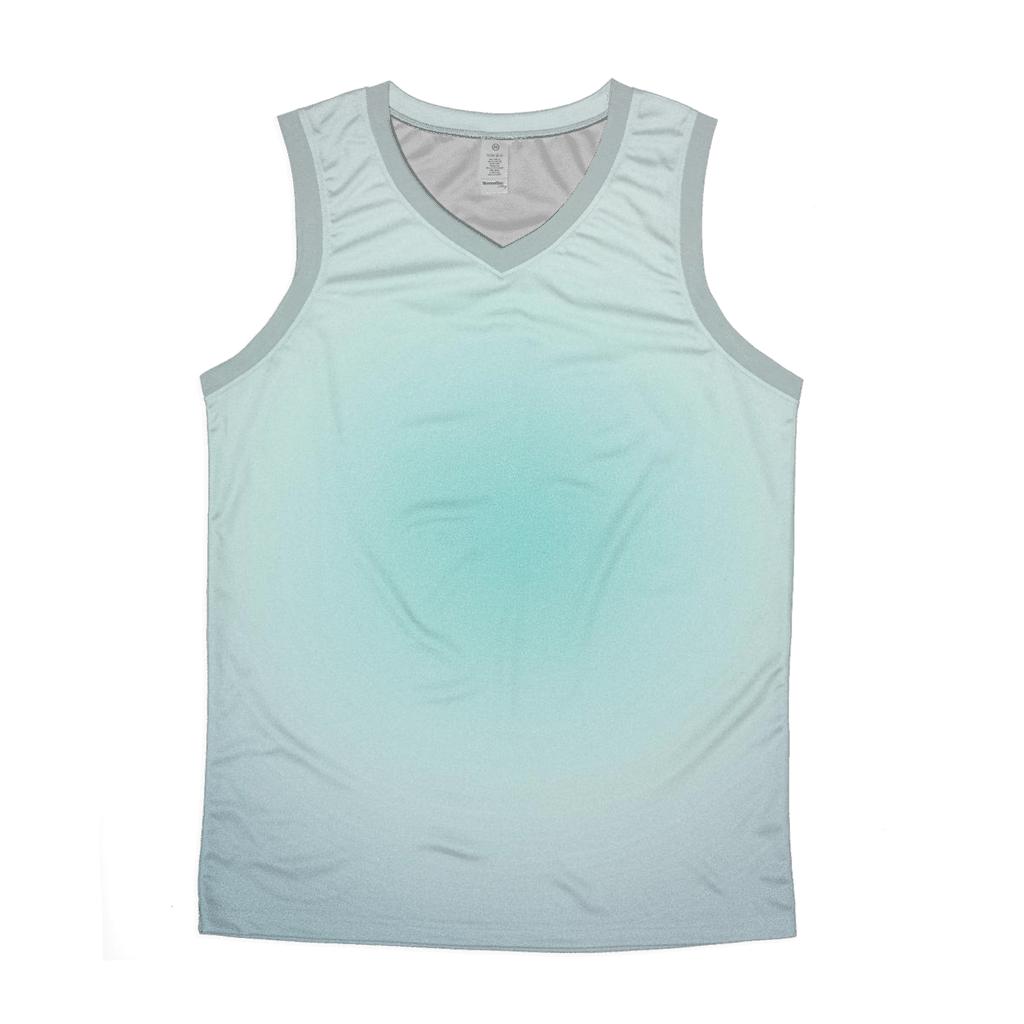 Glacial Halo Radial Gradient trendy fitted tank tops