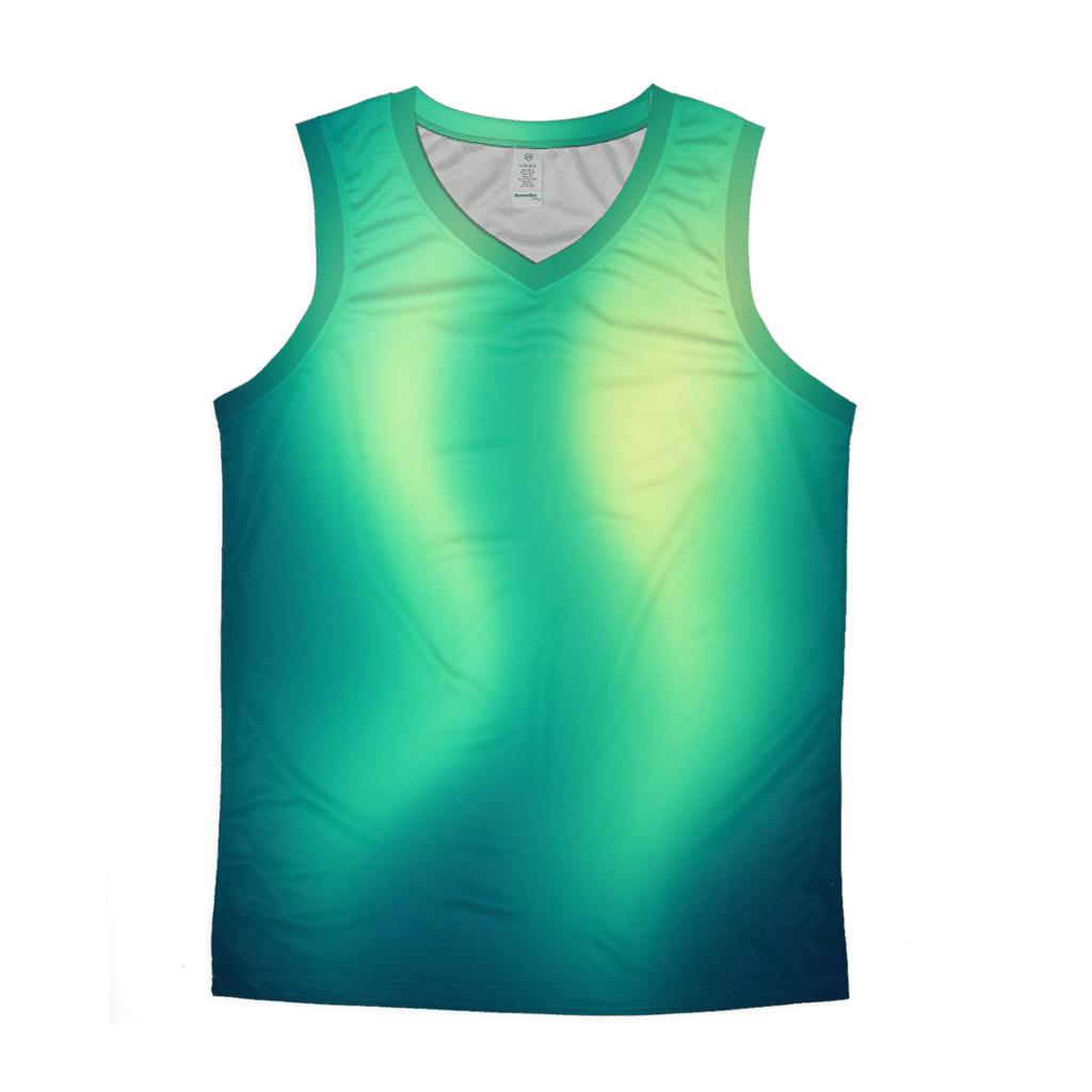 Aurora Drift Mesh Gradient sports performance tank tops