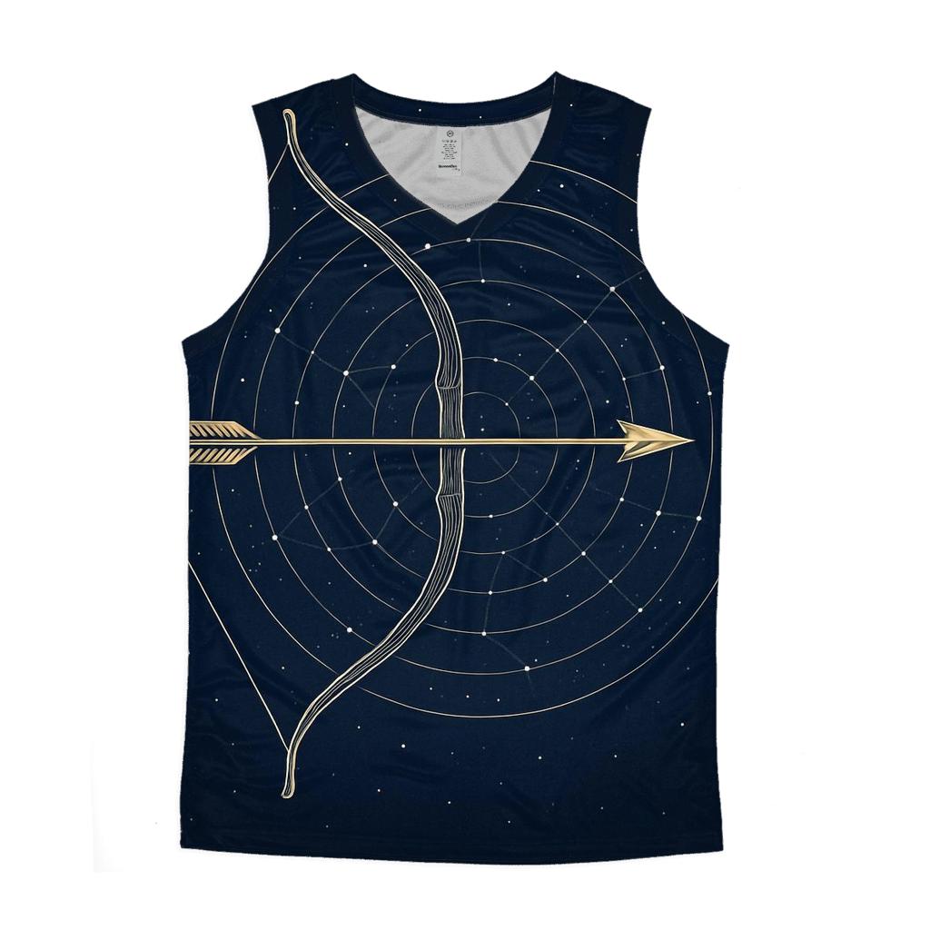 Precision Archery Star Map sports performance tank tops